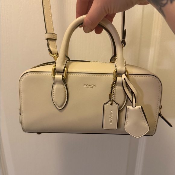 Coach Handbags - Coach Cream Satchel Bag